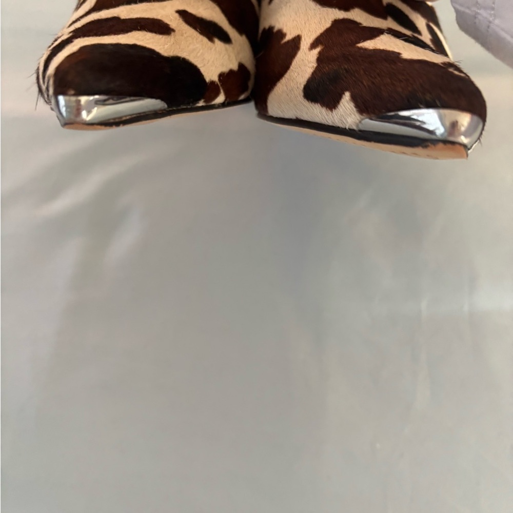 Dolce Vita Animal Print Mules in Brown and Cream 6.5 - Picture 2 of 7